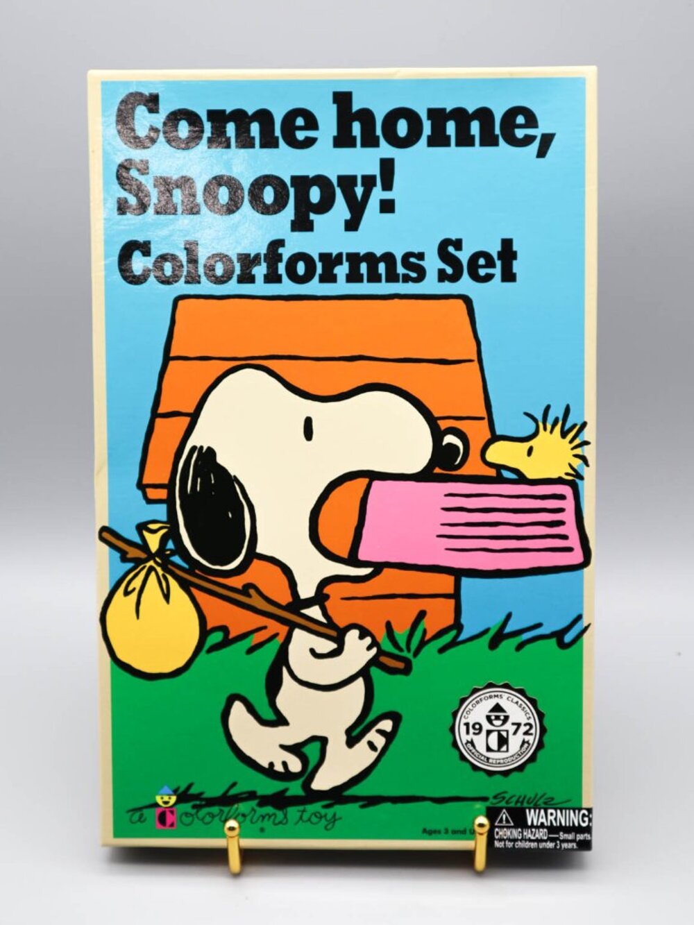 Peanuts Come Home Snoopy Colorforms Set Vintage Reproduction of 70s Toy 2018